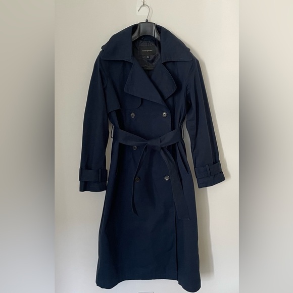 Navy Trench Coat from Banana Republic - NWOT - Picture 2 of 7